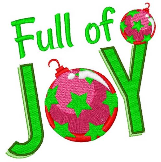 Picture of Full Of Joy Machine Embroidery Design