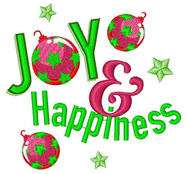 Picture of Joy & Happiness Machine Embroidery Design