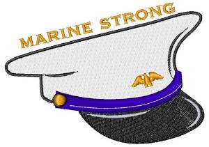 Picture of Marine Strong Machine Embroidery Design