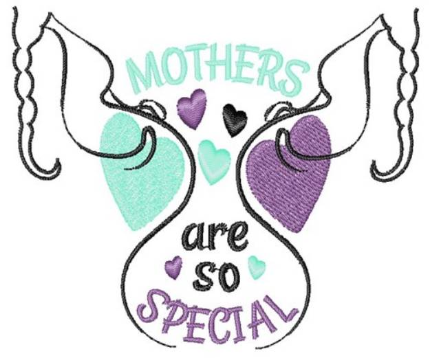 Picture of Mothers Are Special Machine Embroidery Design