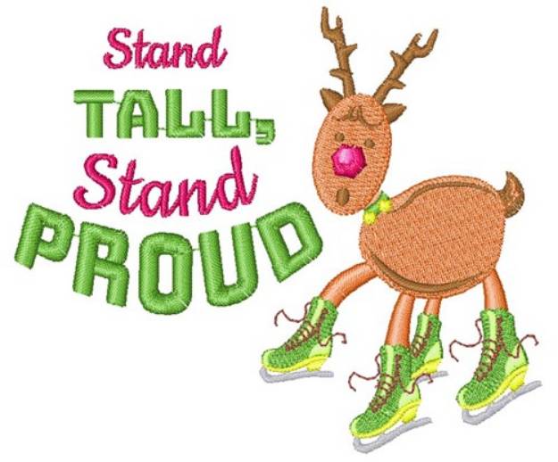 Picture of Stand Tall, Stand Proud Machine Embroidery Design
