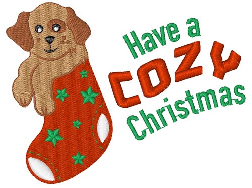 Have A Cozy Christmas Machine Embroidery Design
