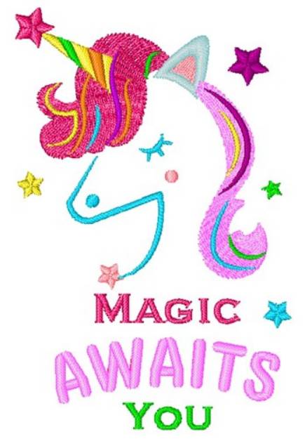 Picture of Magic Awaits You Machine Embroidery Design