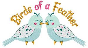 Picture of Birds Of A Feather Machine Embroidery Design