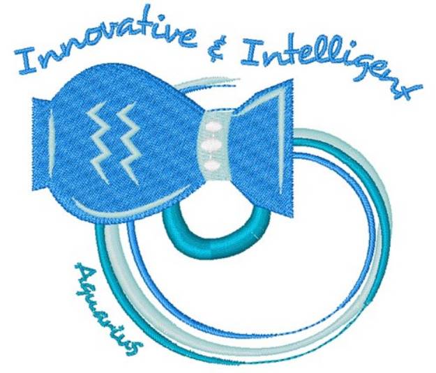 Picture of Aquarius: Innovative & Intelligent Machine Embroidery Design
