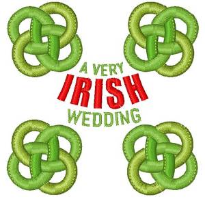 Picture of A Very Irish Wedding Machine Embroidery Design