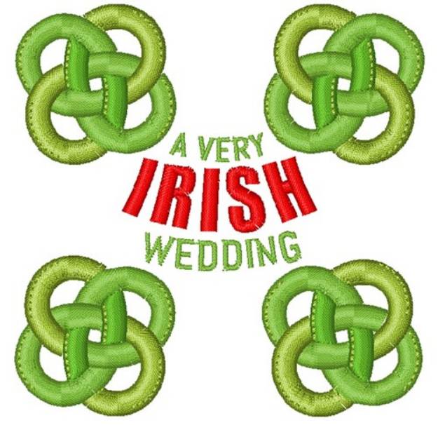 Picture of A Very Irish Wedding Machine Embroidery Design