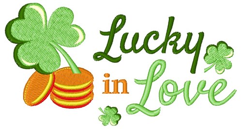 Lucky In Love Machine Embroidery Design