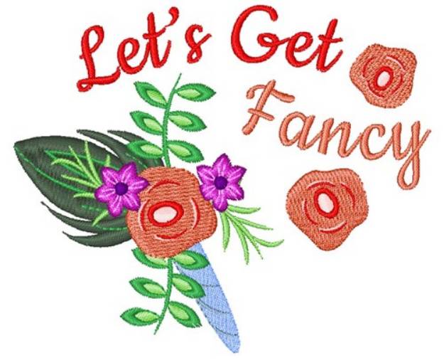 Picture of Lets Get Fancy Machine Embroidery Design