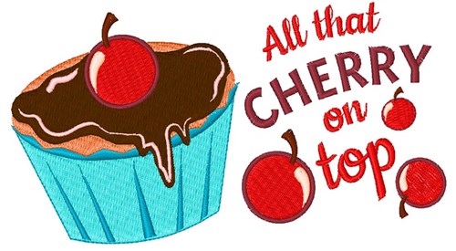 A Cherry On Top Machine Embroidery Design