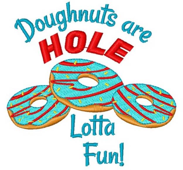 Picture of Doughnut Holes Machine Embroidery Design