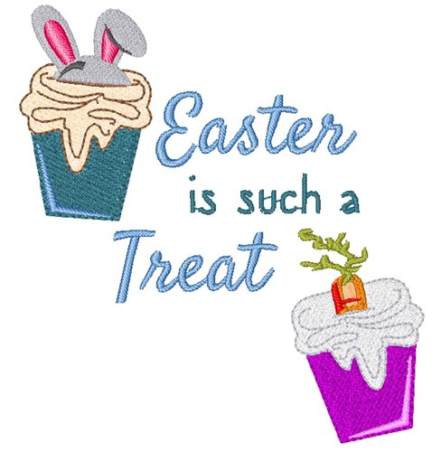 Easter Is A Treat Machine Embroidery Design
