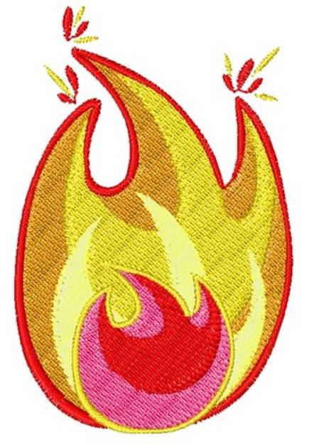 Picture of Fire & Flame Machine Embroidery Design