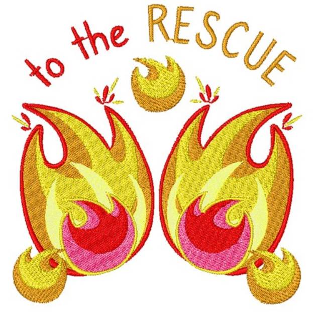 Picture of To The Rescue Machine Embroidery Design