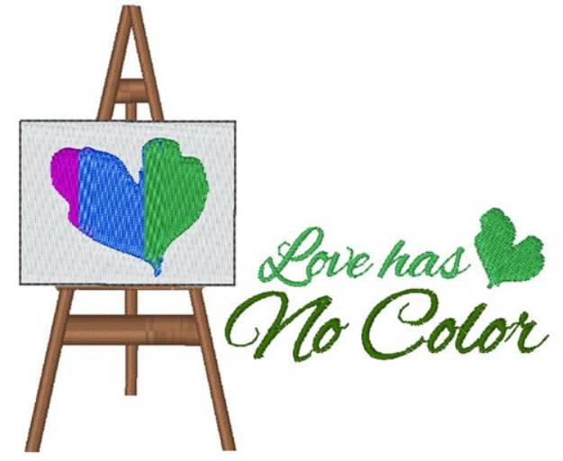 Picture of Love Has No Color Machine Embroidery Design