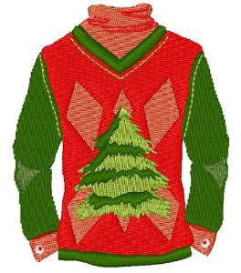 Picture of Ugly Christmas Sweater Machine Embroidery Design