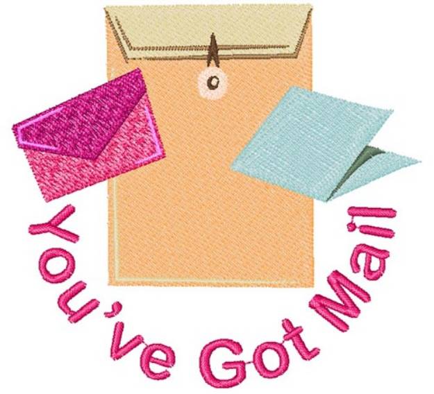 Picture of Youve Got Mail Machine Embroidery Design
