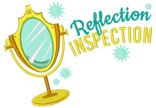 Reflection Inspection Machine Embroidery Design