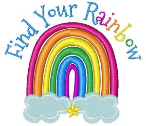 Picture of Find Your Rainbow Machine Embroidery Design