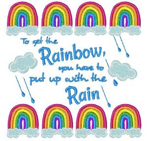 Picture of Get To The Rainbow Machine Embroidery Design