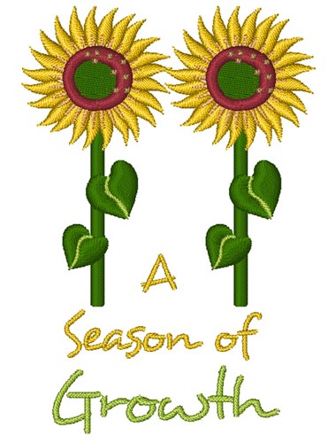 A Season Of Growth Machine Embroidery Design