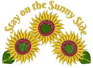 Picture of On The Sunny Side Machine Embroidery Design