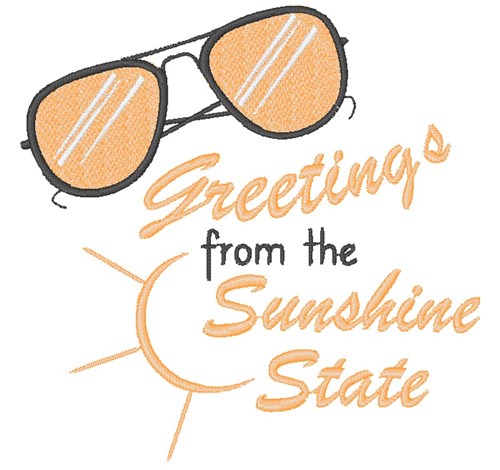 Sunshine State Greetings Machine Embroidery Design