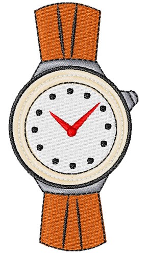 Wrist Watch Machine Embroidery Design