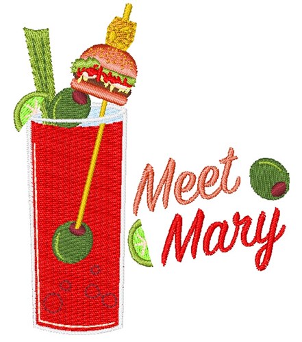 Meet Mary Machine Embroidery Design