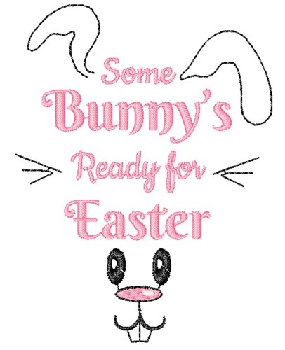 Ready For Easter Machine Embroidery Design