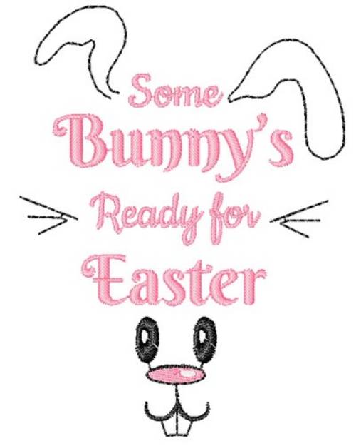 Picture of Ready For Easter Machine Embroidery Design