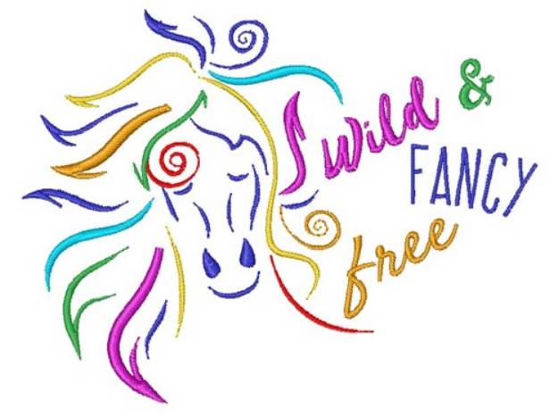 Picture of Wild & Fancy Free Machine Embroidery Design