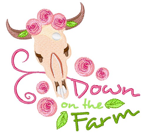 Down On Farm Machine Embroidery Design