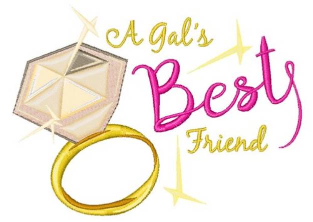 Picture of Gals Best Friend Machine Embroidery Design