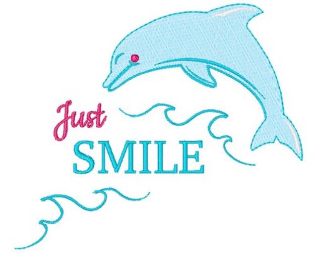 Picture of Just Smile Machine Embroidery Design