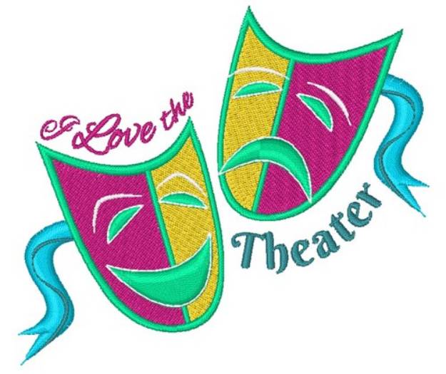 Picture of Love The Theater Machine Embroidery Design