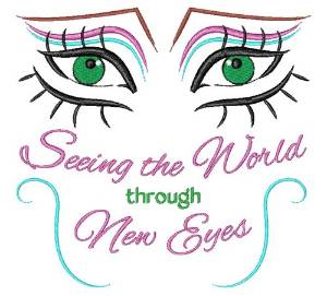 Picture of New Eyes Machine Embroidery Design