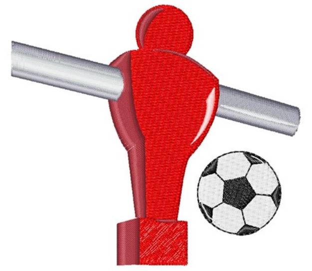 Picture of Foosball Machine Embroidery Design