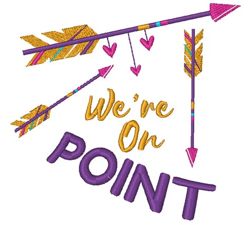 On Point Machine Embroidery Design