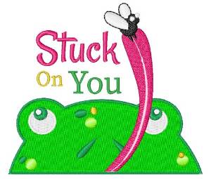 Picture of Stuck On You Machine Embroidery Design