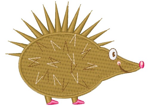 Hedgehog Machine Embroidery Design
