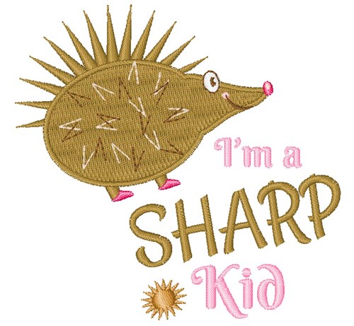 Sharp Kid Machine Embroidery Design