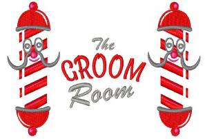 Picture of Groom Room Machine Embroidery Design