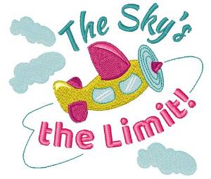 Picture of Skys The Limit Machine Embroidery Design