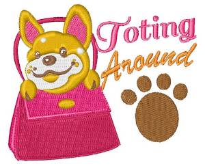 Picture of Toting Around Machine Embroidery Design