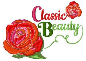 Picture of Classic Beauty Machine Embroidery Design