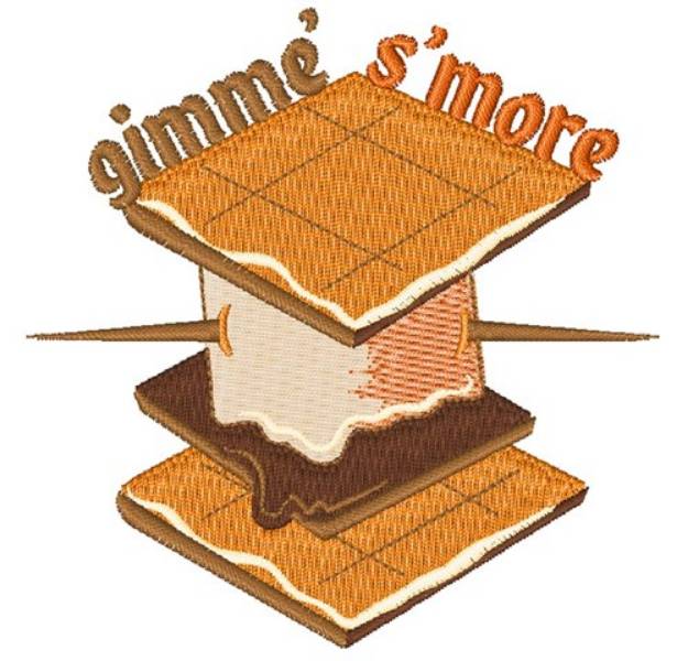 Picture of Gimme Smore Machine Embroidery Design
