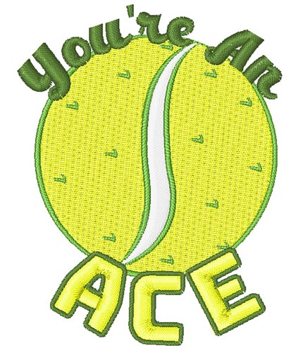 Youre An Ace Machine Embroidery Design