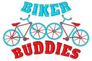 Picture of Biker Buddies Machine Embroidery Design