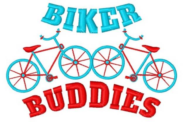 Picture of Biker Buddies Machine Embroidery Design